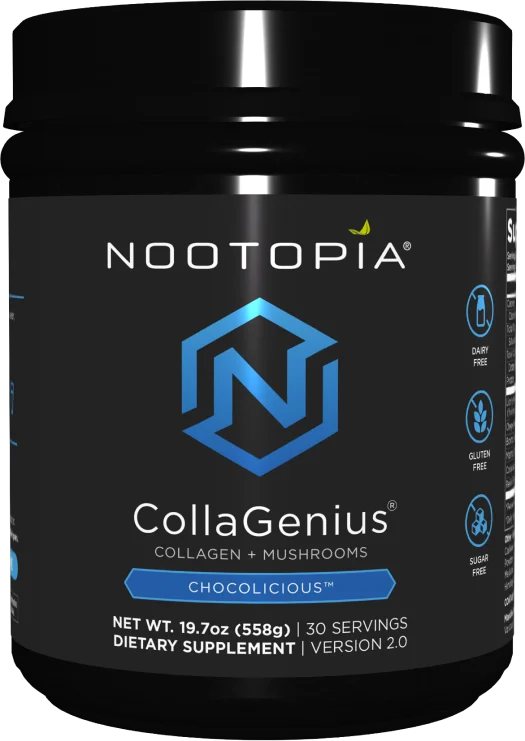CollaGenius mushroom + collagen powder